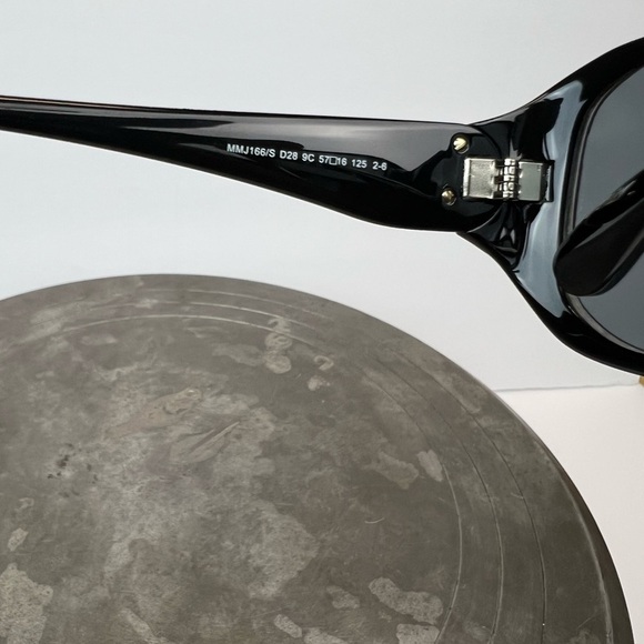 Marc By Marc Jacobs Black Sunglasses with Silver Accent - Picture 6 of 12